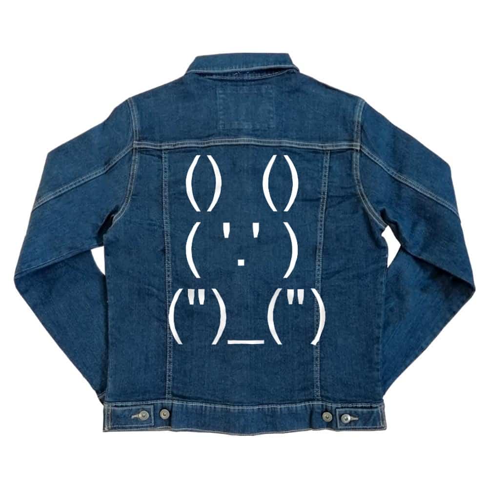 Computer bunny Unisex Farmerkabát