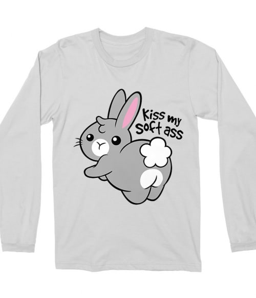 Kiss my soft ass Póló - Ha Rabbit rajongó ezeket a pólókat tuti imádni fogod!