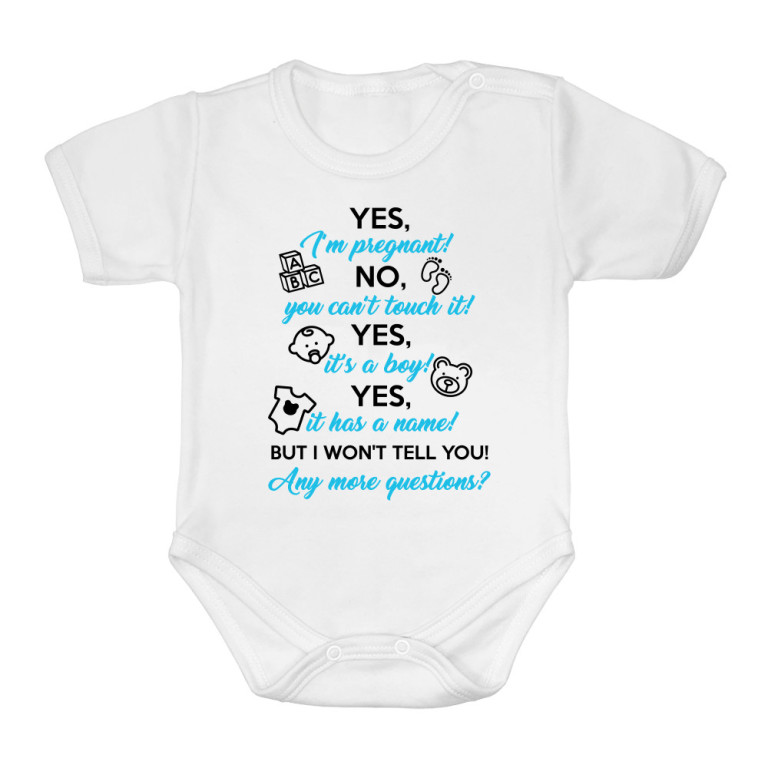 Yes, I'm pregnant - boy