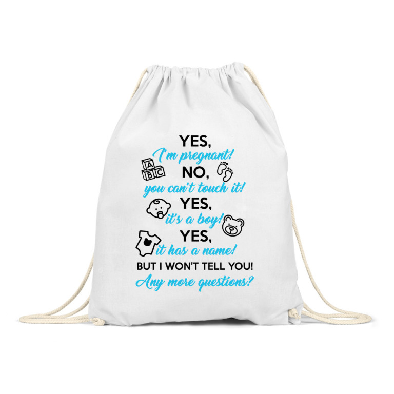 Yes, I'm pregnant - boy