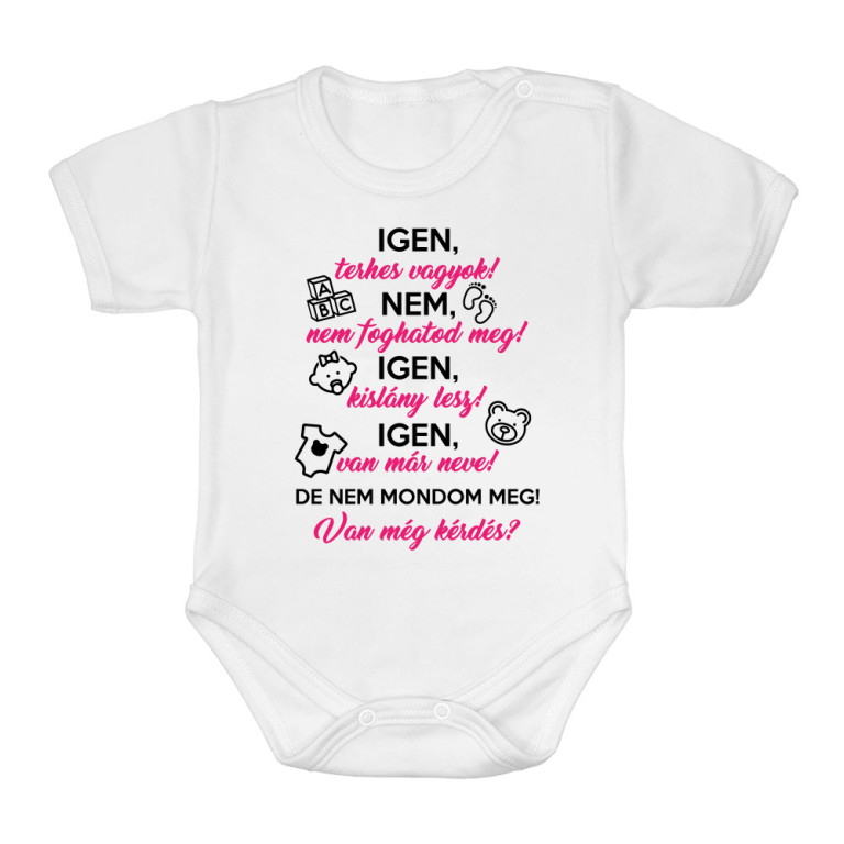 Igen, terhes vagyok - lány - Baba Body