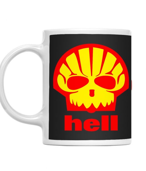 Shell Hell Márkaparódia Bögre - Poénos