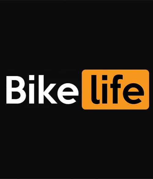 Bike Life Logo Motoros Motoros Motoros Pólók, Pulóverek, Bögrék - Motoros