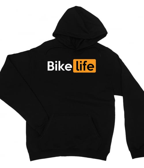 Bike Life Logo Motoros Pulóver - Motoros