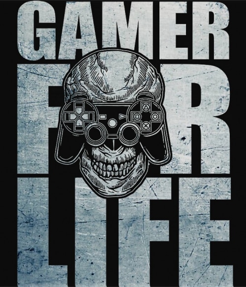 Gamer for Life Gaming Pólók, Pulóverek, Bögrék - Gaming