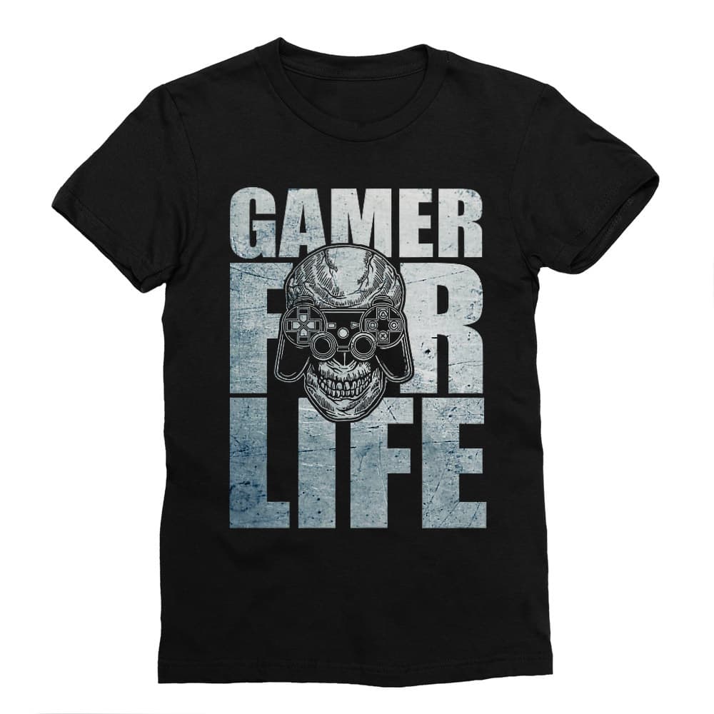 Gamer for Life Férfi Testhezálló Póló