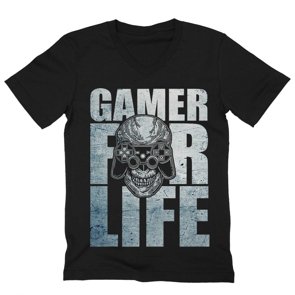 Gamer for Life Férfi V-nyakú Póló
