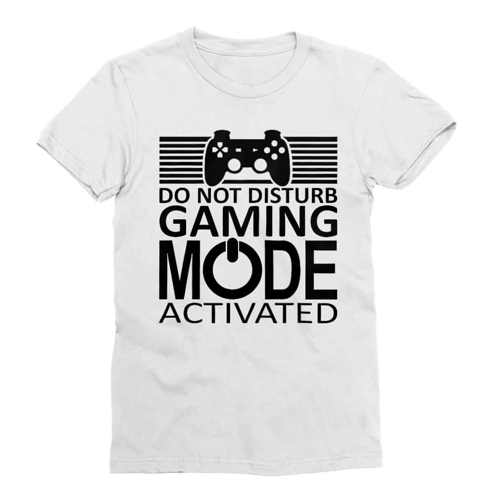 Gaming mode activated Férfi Testhezálló Póló