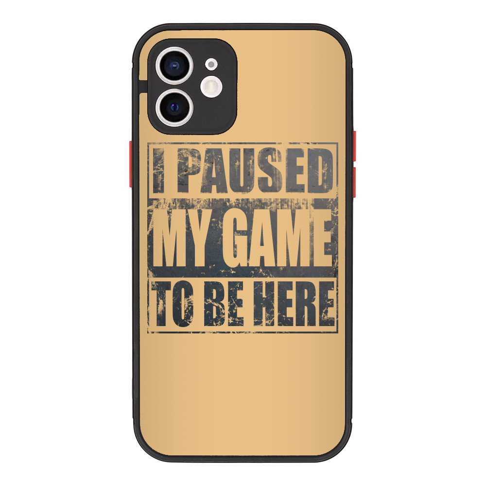 I paused my game to be here Apple iPhone Telefontok