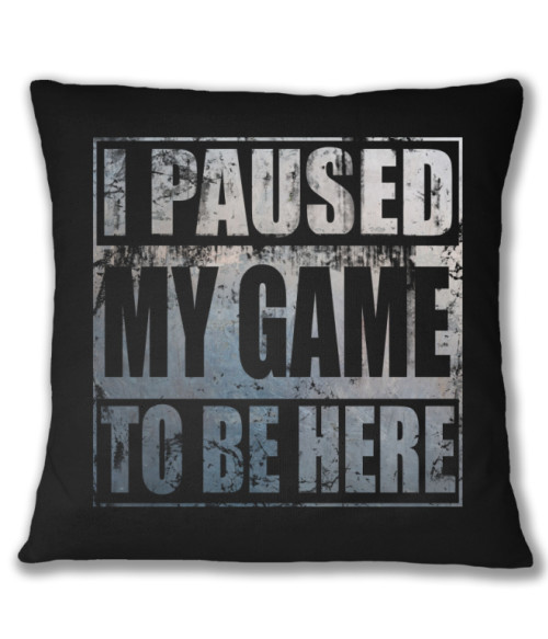 I paused my game to be here Gamer Párnahuzat - Gaming