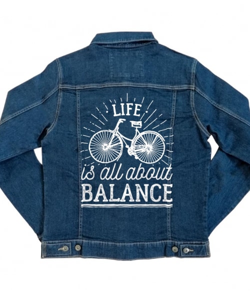 Life is all about balance Biciklis Kabát - Szabadidő