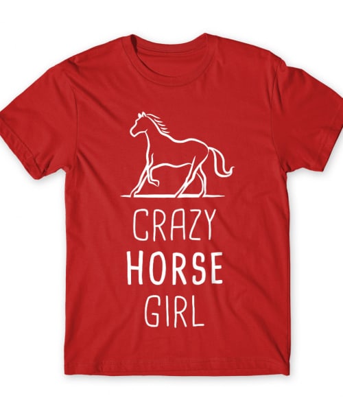 Crazy horse girl Lovas Póló - Lovas