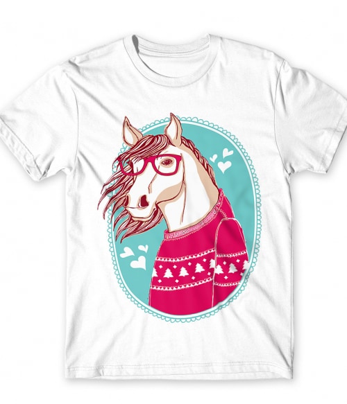 Hipster horse Póló - Ha Horse rajongó ezeket a pólókat tuti imádni fogod!