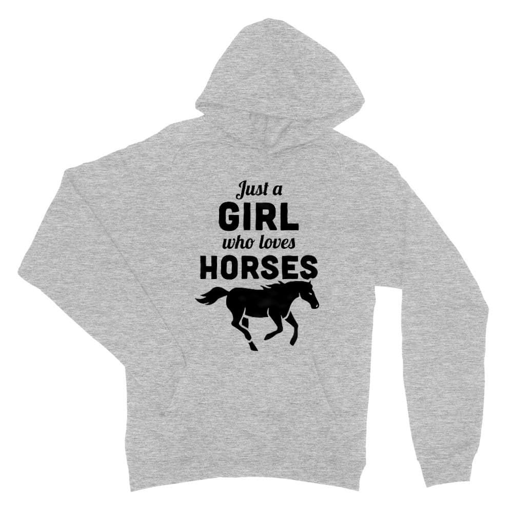 Just a girl who loves horses Női Pulóver