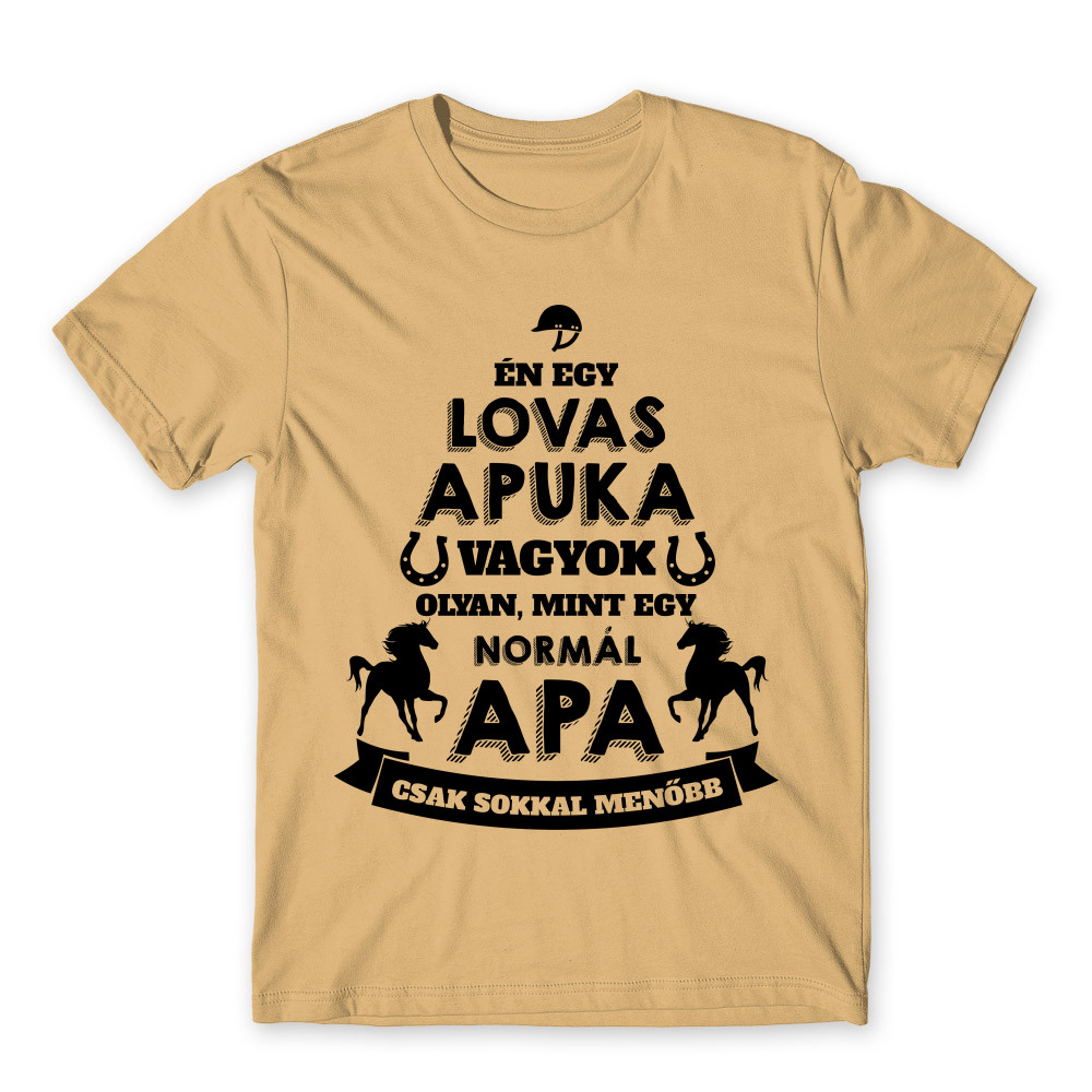 Lovas apa Férfi Póló