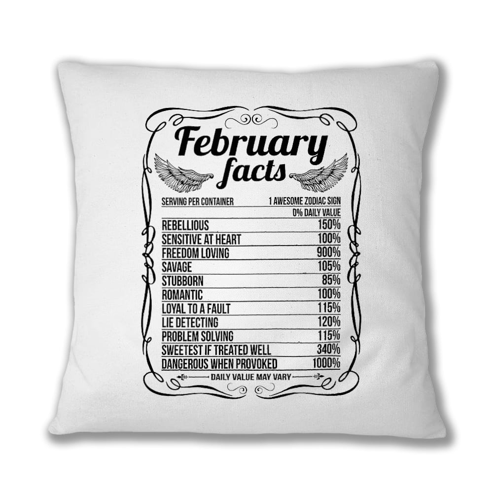 February Facts Párnahuzat