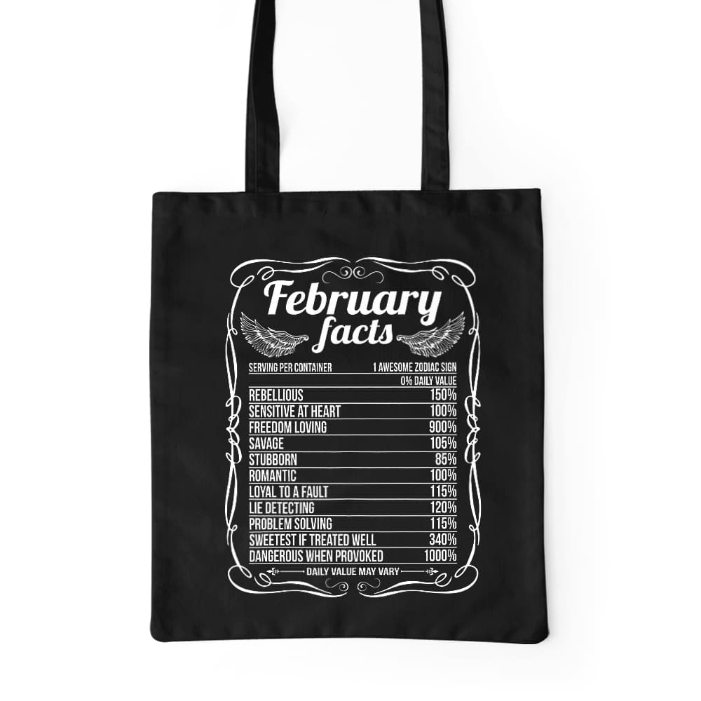 February Facts Prémium Vászontáska