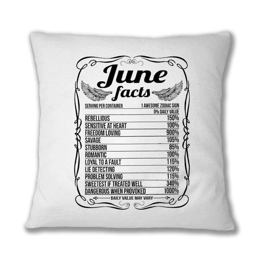 June Facts Párnahuzat