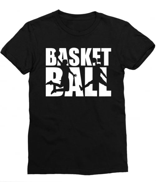 Basketball Silhouette Text Póló - Ha Basketball rajongó ezeket a pólókat tuti imádni fogod!