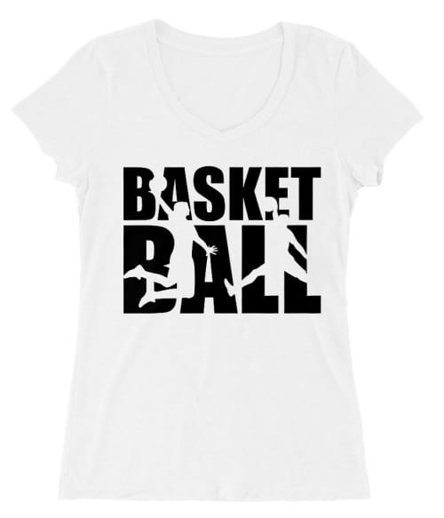 Basketball Silhouette Text Póló - Ha Basketball rajongó ezeket a pólókat tuti imádni fogod!