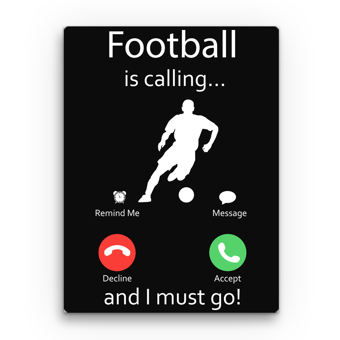 Football is calling Vászonkép