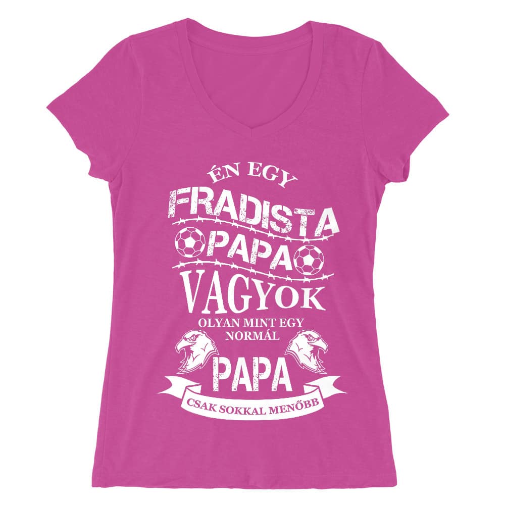 Fradista Papa Női V-nyakú Póló