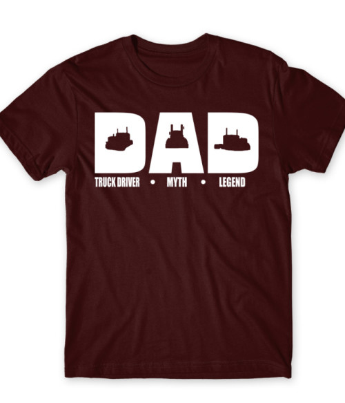 Best truckin' dad ever Póló - Ha Truck Driver rajongó ezeket a pólókat tuti imádni fogod!