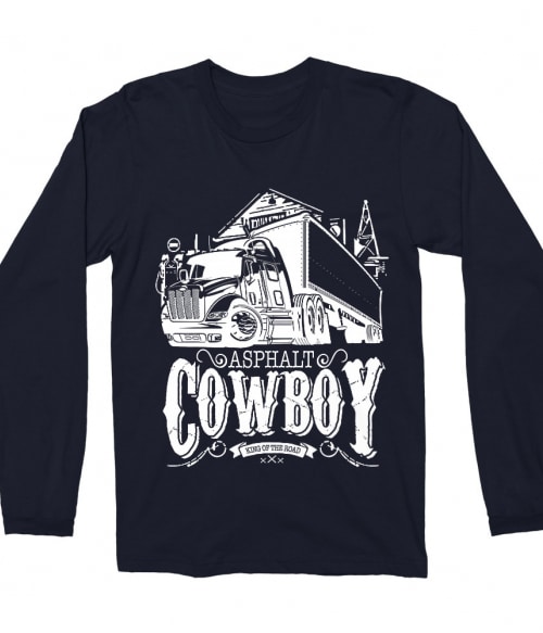 Asphalt Cowboy Póló - Ha Truck Driver rajongó ezeket a pólókat tuti imádni fogod!