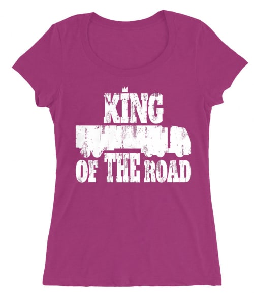 King of the Road Póló - Ha Truck Driver rajongó ezeket a pólókat tuti imádni fogod!