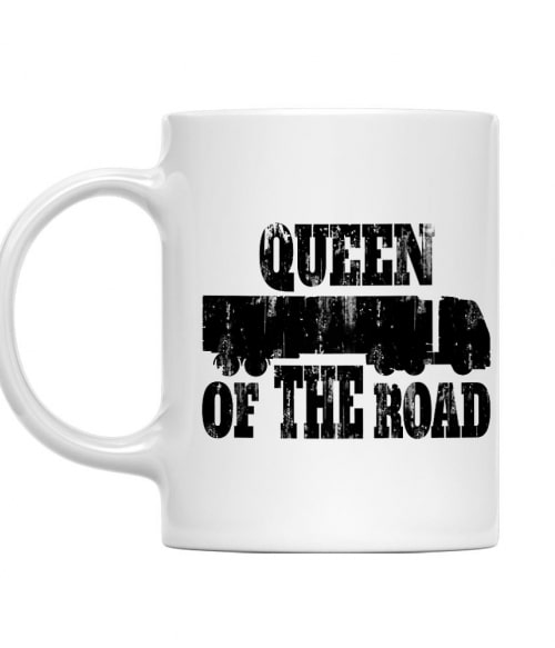 Queen of the Road Sofőr Bögre - Sofőr