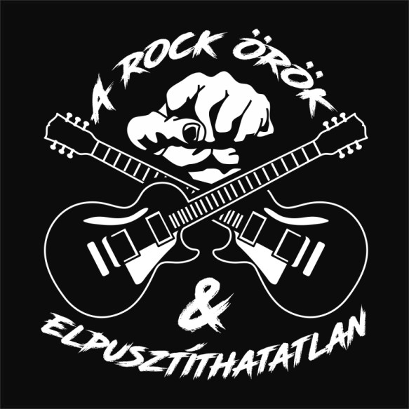 A Rock Örök Rocker Rocker Rocker Pólók, Pulóverek, Bögrék - Zene