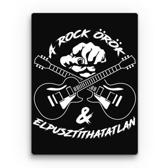 A Rock Örök Rocker Vászonkép - Zene