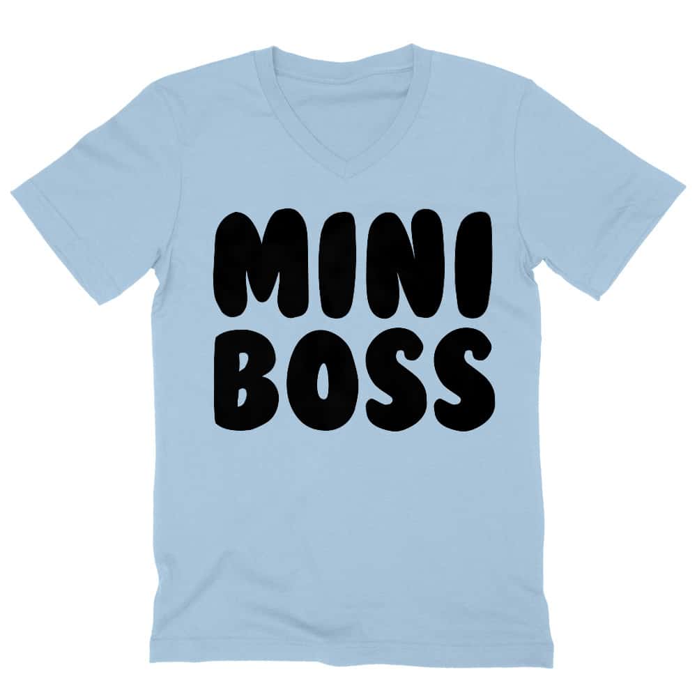 Mini boss Férfi V-nyakú Póló