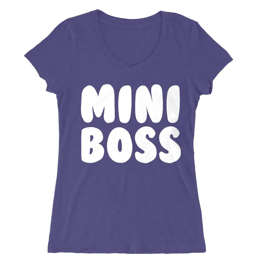Mini boss Női V-nyakú Póló