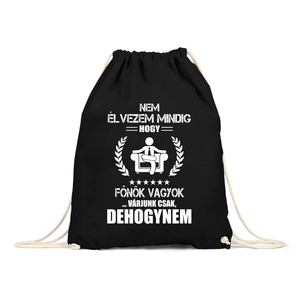 Nem mindig élvezem - főnök Tornazsák