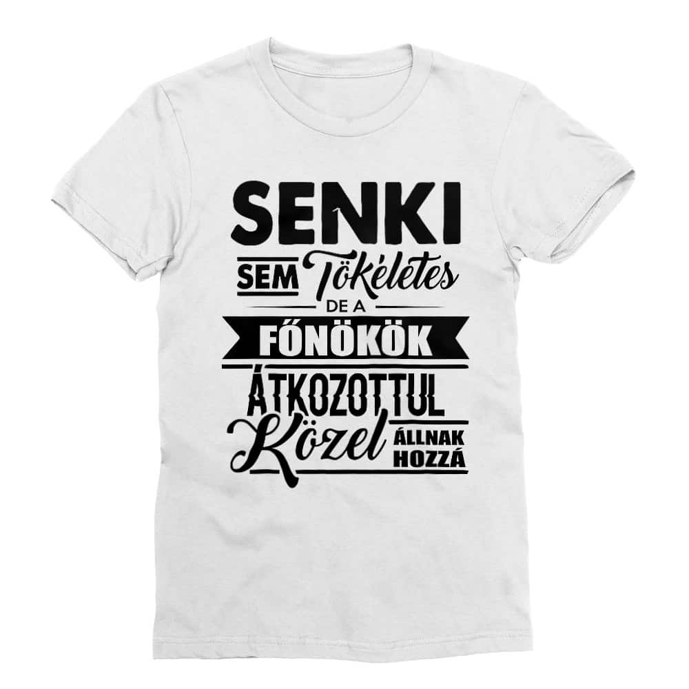Senki sem tökéletes - főnök Férfi Testhezálló Póló