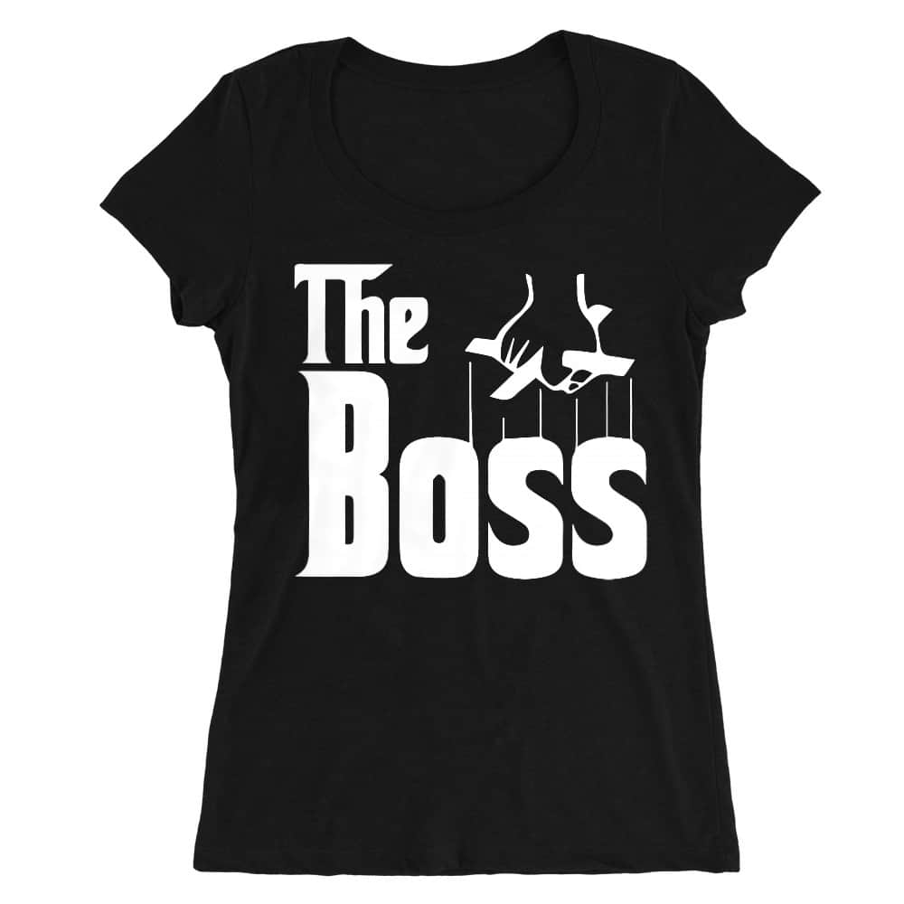 The boss logo Női O-nyakú Póló