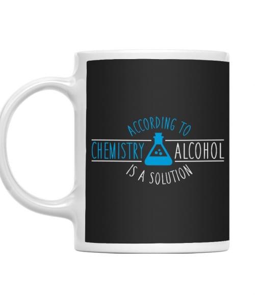 Alcohol is a solution Tudományos Bögre - Tudományos