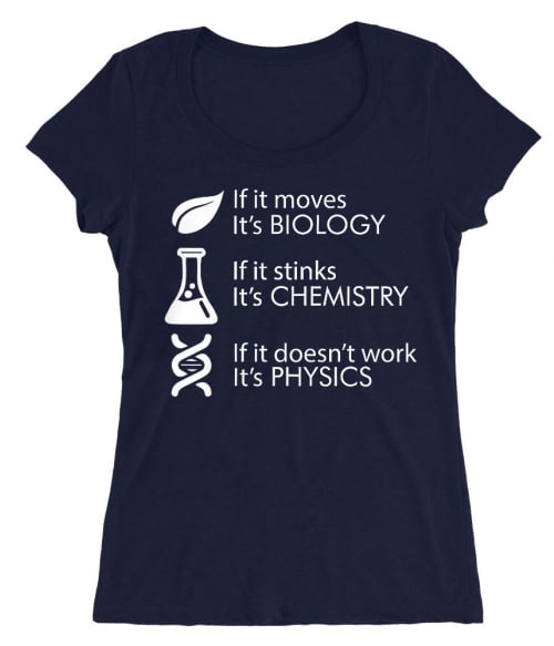 Biology Chemistry Physics Póló - Ha Science rajongó ezeket a pólókat tuti imádni fogod!
