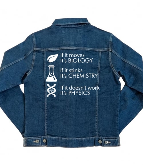 Biology Chemistry Physics Tudományos Kabát - Tudományos