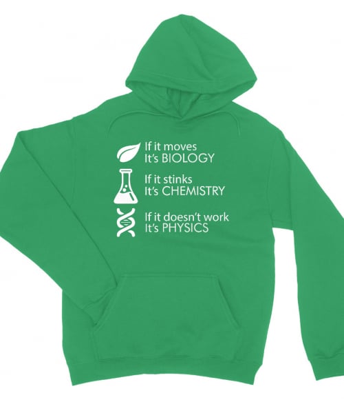 Biology Chemistry Physics Tudományos Pulóver - Tudományos
