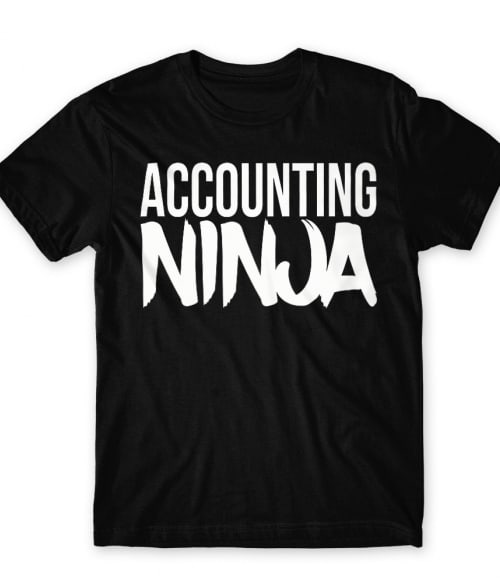 Accounting ninja Könyvelő Férfi Póló - Munka