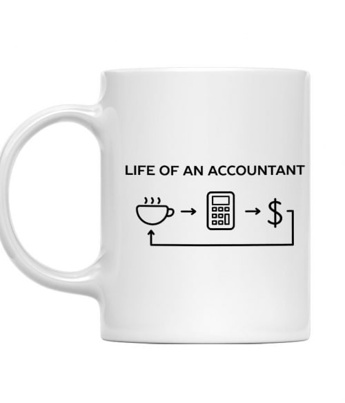 Life of an accountant Könyvelő Bögre - Munka