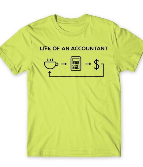 Life of an accountant Irodai Póló - Munka
