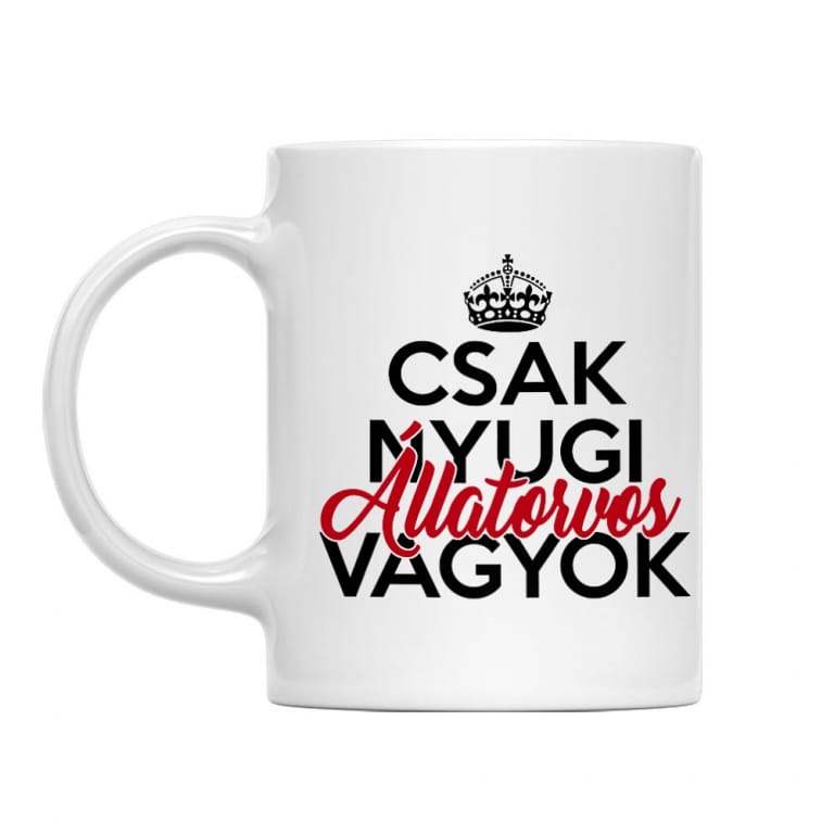 Csak nyugi, állatorvos vagyok - Bögre