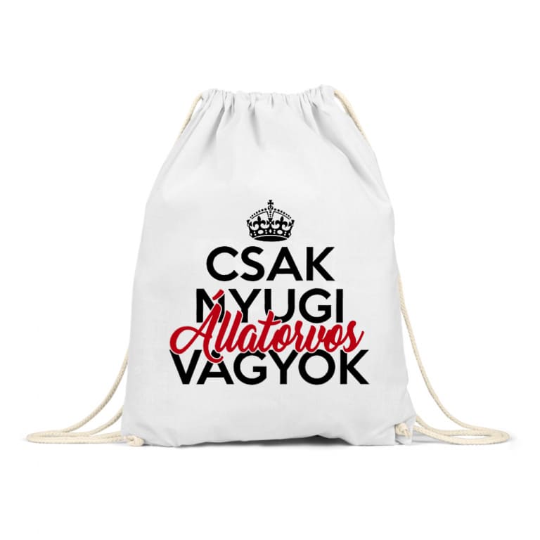Csak nyugi, állatorvos vagyok - Tornazsák