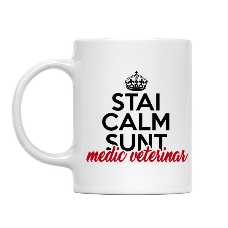 Stai calm, sunt medic veterinar - Cană