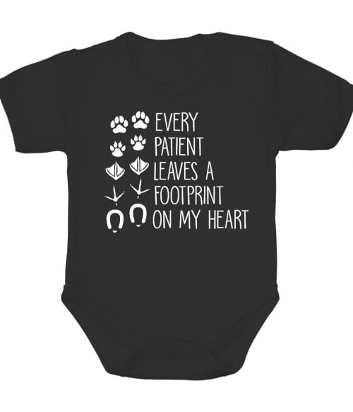 Every patient leaves a footprint on my heart Póló - Ha Veterinary rajongó ezeket a pólókat tuti imádni fogod!