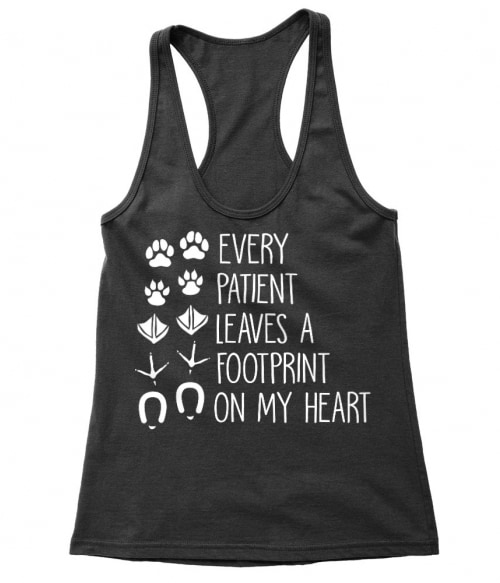 Every patient leaves a footprint on my heart Póló - Ha Veterinary rajongó ezeket a pólókat tuti imádni fogod!