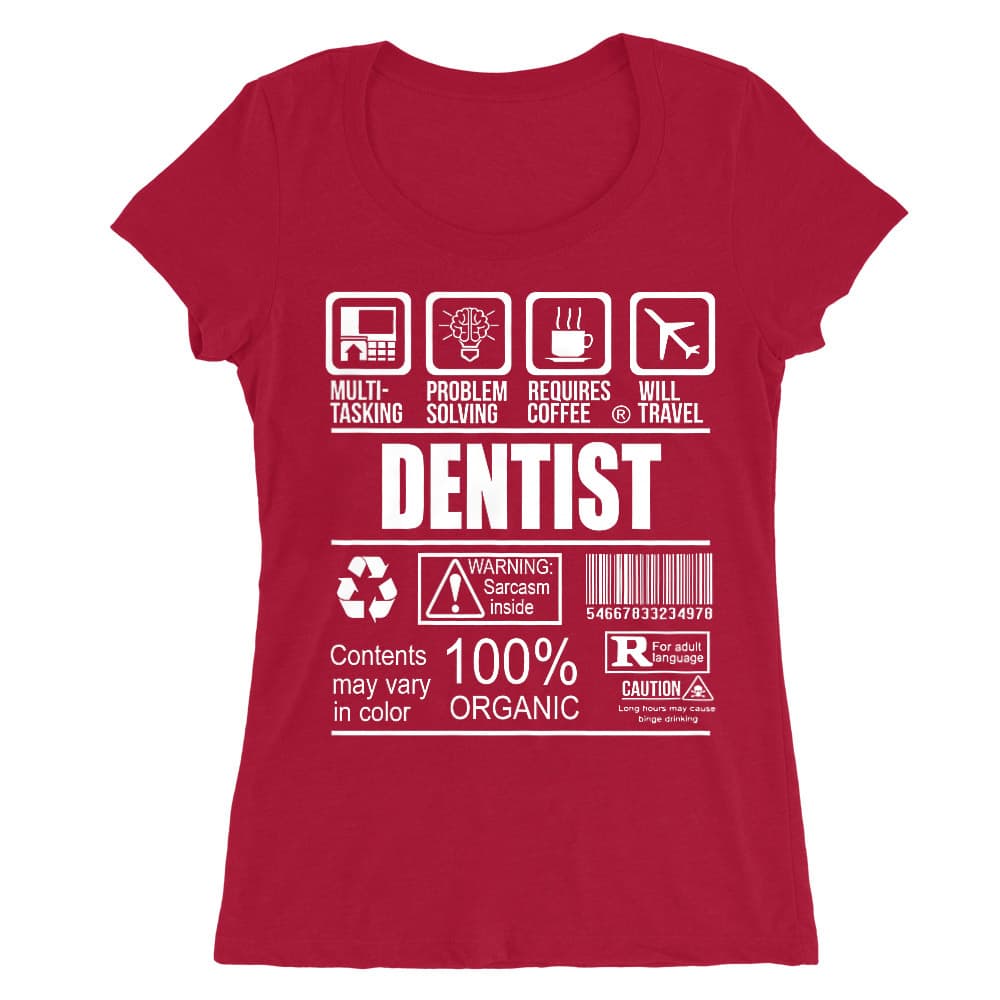 Dentist facts Női O-nyakú Póló